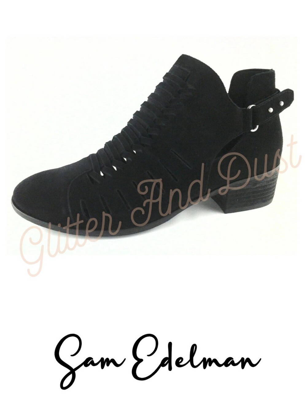 Sam Edelman Pierson Suede  Strappy Ankle Boots